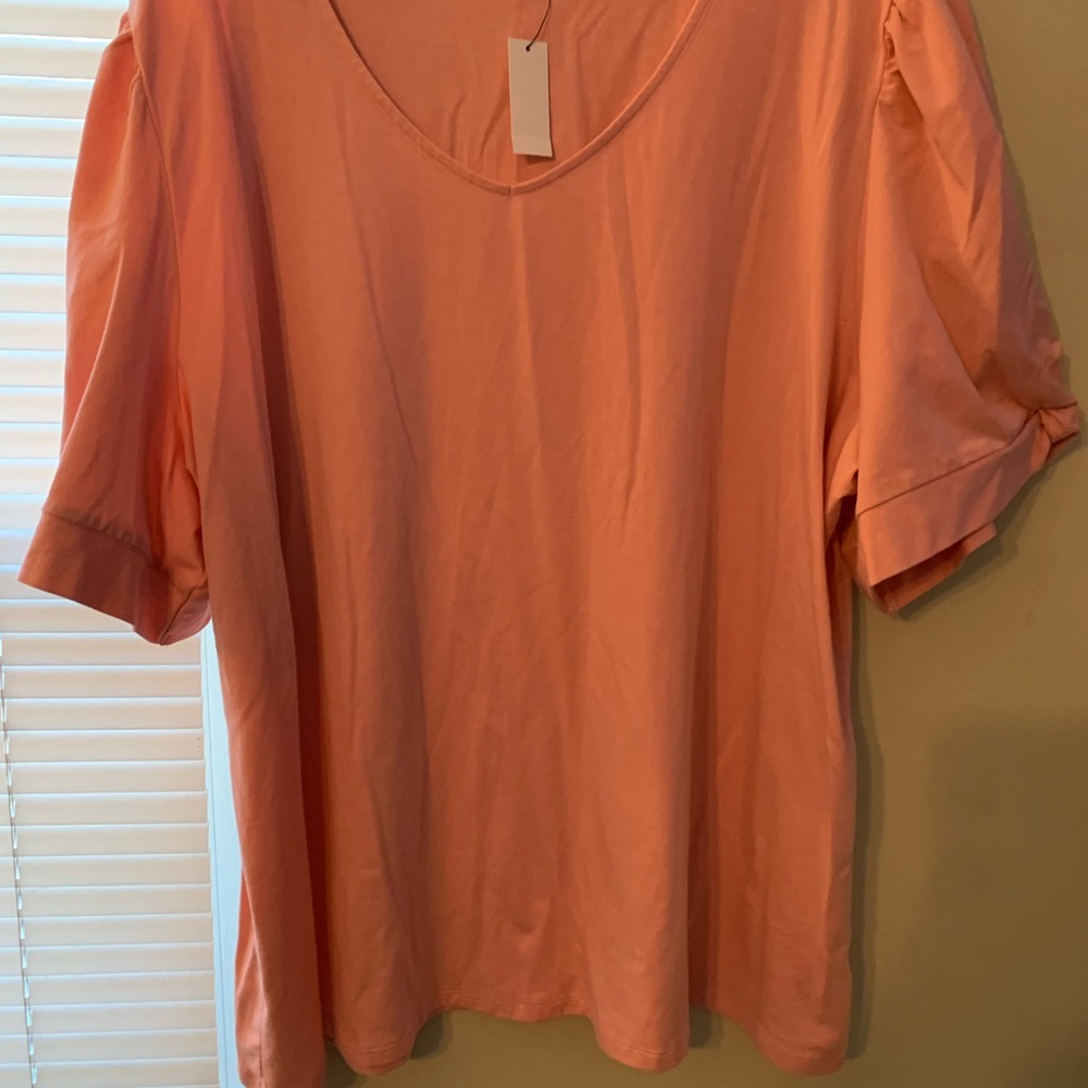 Talbots Peach Short Sleeve Women's Tee